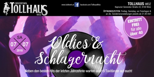 Tollhaus Sa 7.7. mit 5 Taxi TänzerInnen und AllroundDancer Infos +436644512100 und jeden Fr.Tanzabend in Weiz 